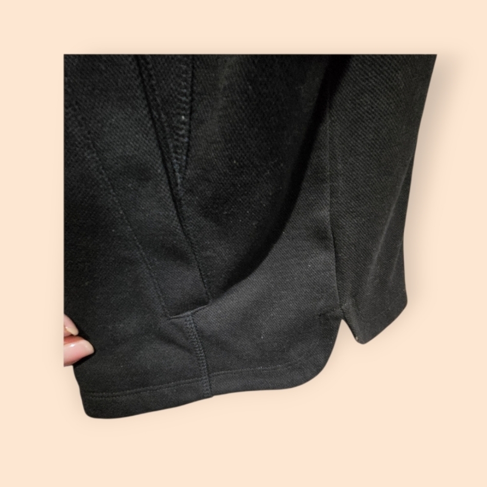 T By Talbots Black Full Zip Front Jacket - Picture 4 of 8
